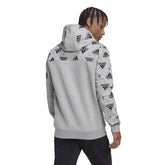 Adidas hoodie stadium graphic grijs